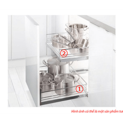 Rổ kéo để xoong nồi gắn âm 450mm Hafele 540.26.654