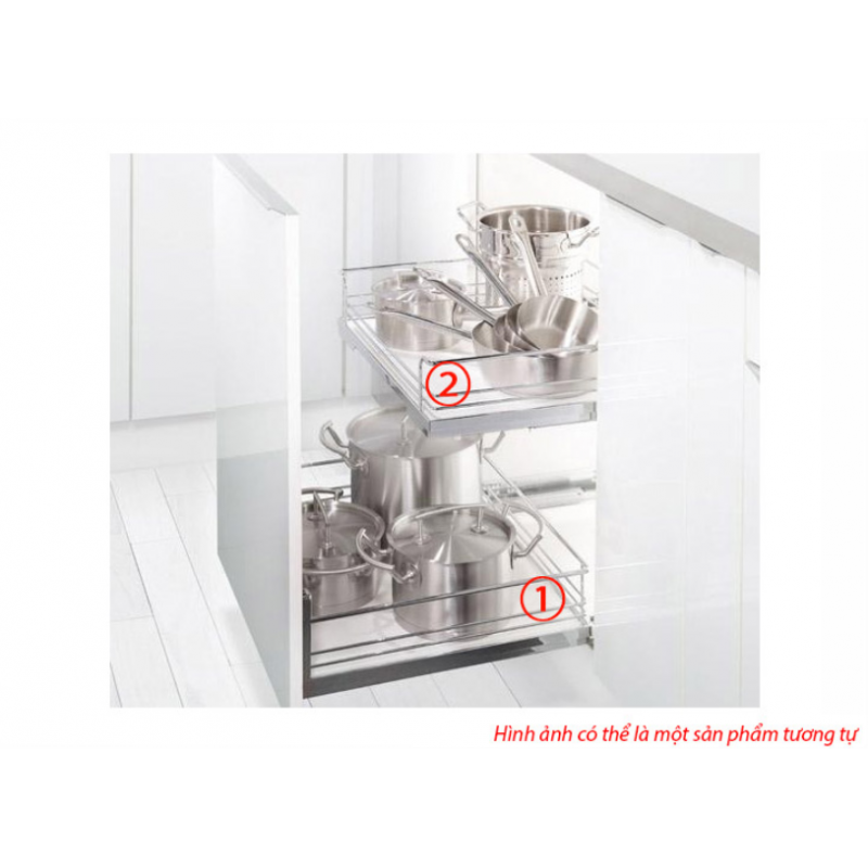 Rổ kéo để xoong nồi gắn âm 450mm Hafele 540.26.654