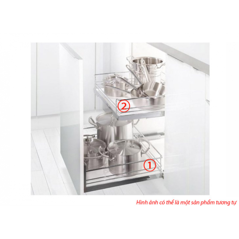 Rổ kéo để xoong nồi gắn âm 500mm Hafele 540.26.655