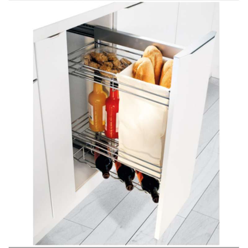 Rổ kéo đựng chai lọ, túi đựng bánh mì Häfele 545.59.289