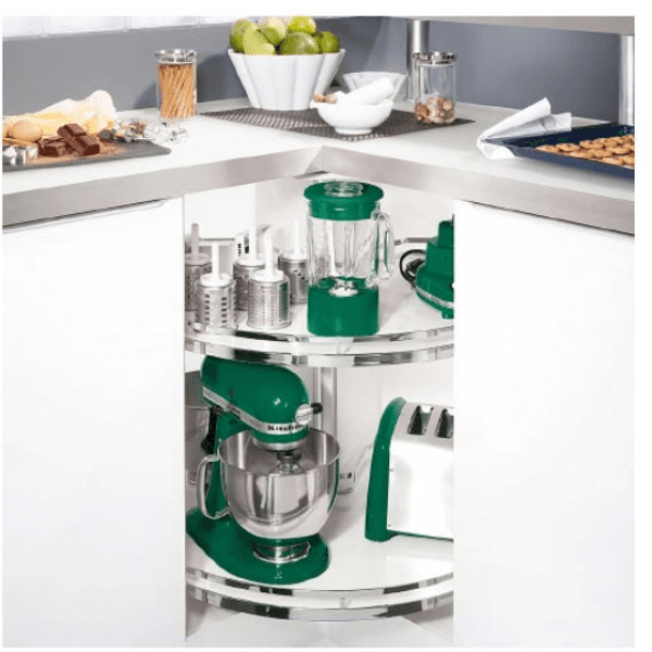 Rổ kéo góc 3/4 Häfele dạng đáy trắng 541.46.033
