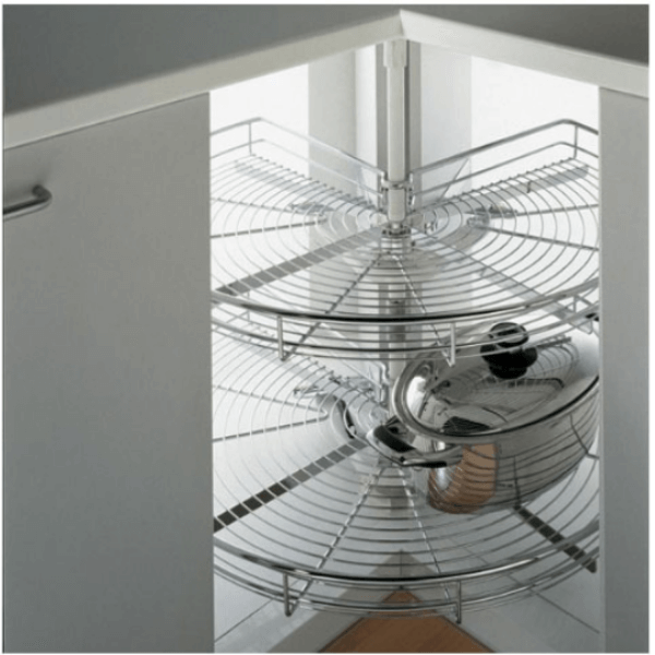 Rổ kéo góc 3/4 Häfele dạng rổ lưới 542.31.230