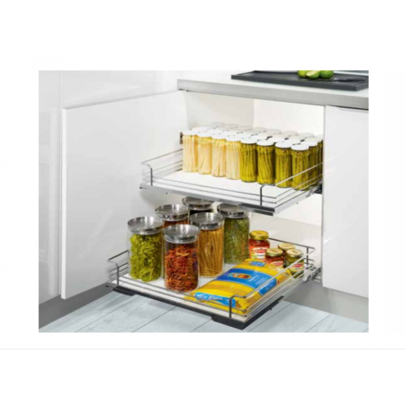 Rổ kéo lọt lòng, cửa bản lề rộng 450mm Hafele 540.26.264