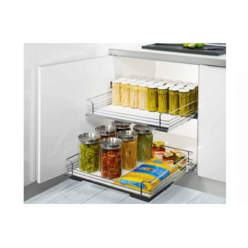Rổ kéo lọt lòng, cửa bản lề rộng 600mm Hafele 540.26.667