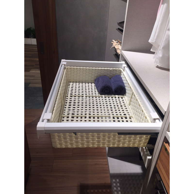 Rổ quần áo Imundex nhựa PVC - Màu Trắng 7 902 001