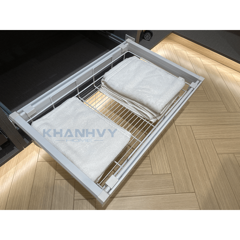 Rổ quần áo kim loại màu trắng Imundex 7 902 003