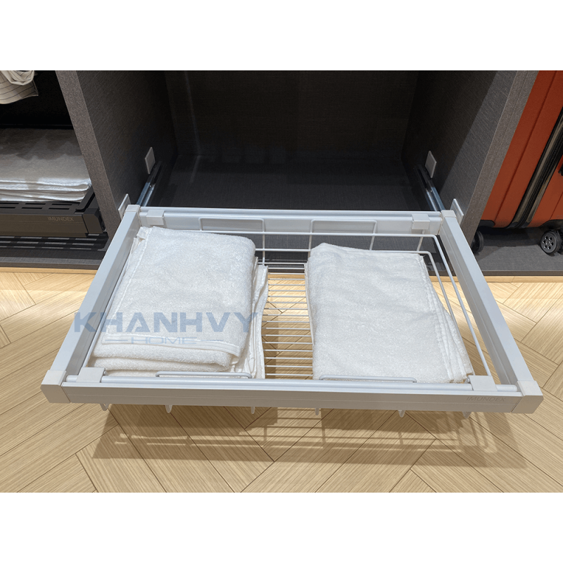 Rổ quần áo kim loại màu trắng Imundex 7 902 003