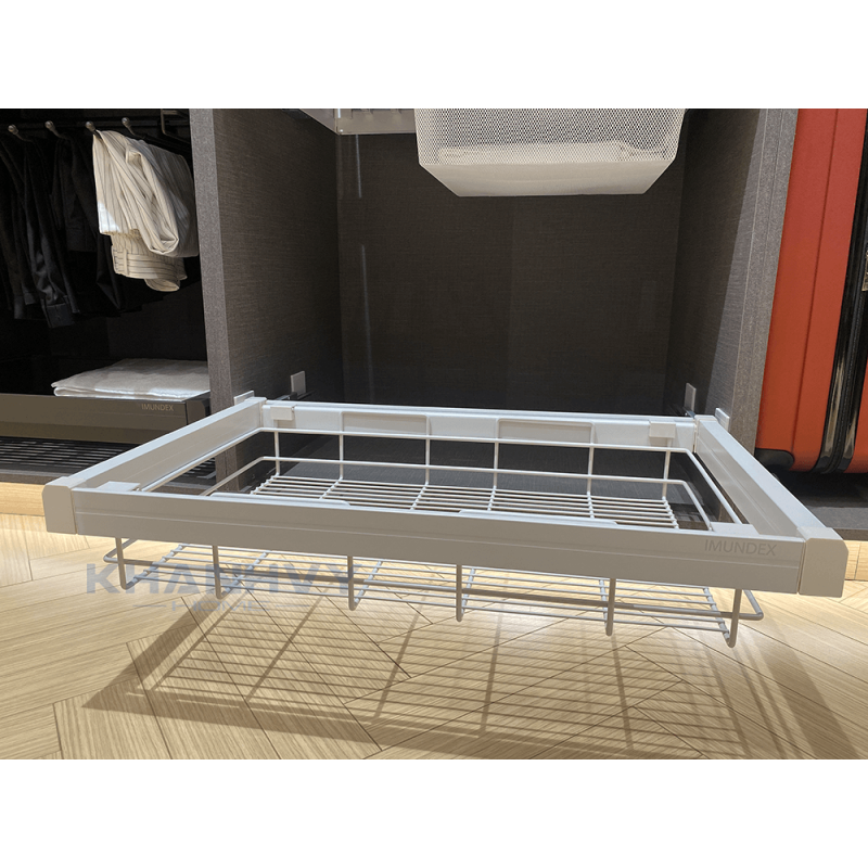 Rổ quần áo kim loại màu trắng Imundex 7 902 003