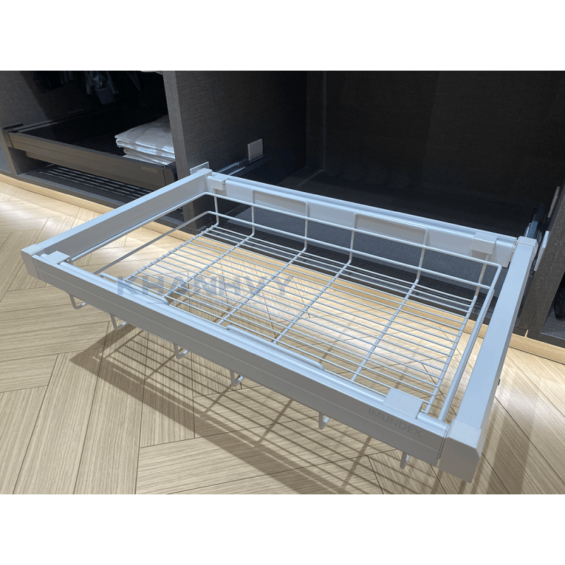 Rổ quần áo kim loại màu trắng Imundex 7 902 003