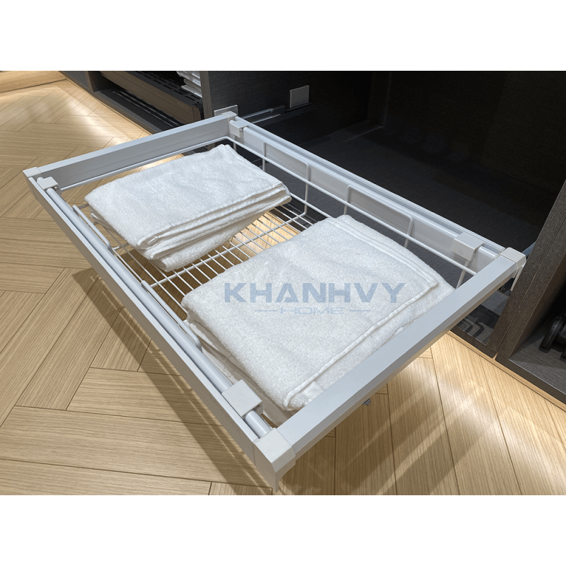 Rổ quần áo kim loại màu trắng Imundex 7 902 003