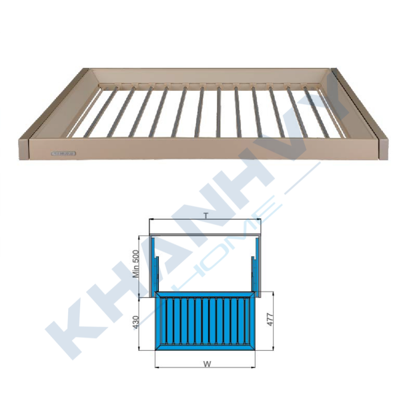 Rổ treo quần giảm chấn Higold 703331G