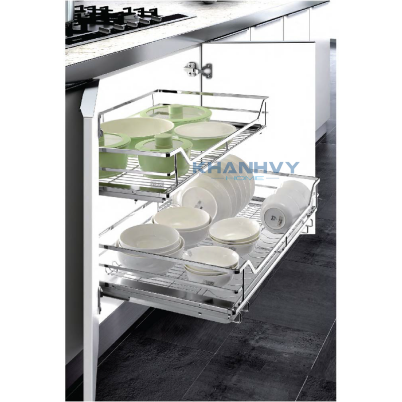 Rổ xoong nồi diamond ray giảm chấn inox 304 Higold 301512