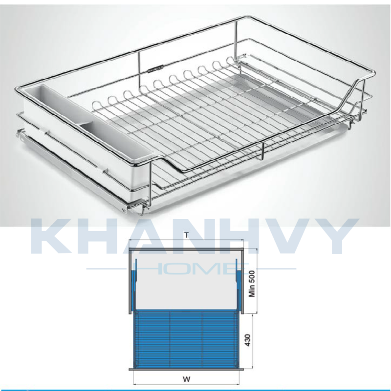 Rổ xoong nồi Martin ray giảm chấn inox 304 Higold 301414