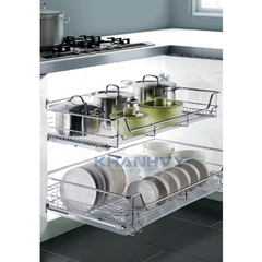 Rổ xoong nồi ray giảm chấn không khay Higold 301004
