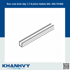 Ron cửa kính dày 7,7-8,3mm Hafele MS: 403.79.960