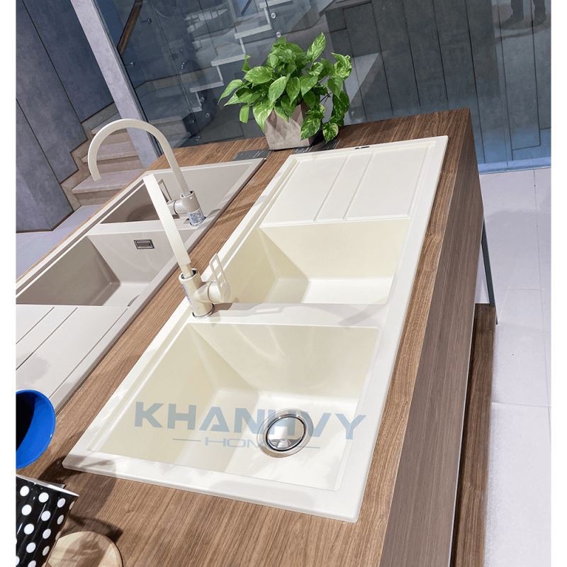 Chậu rửa chén Malloca BIANCO K-50062