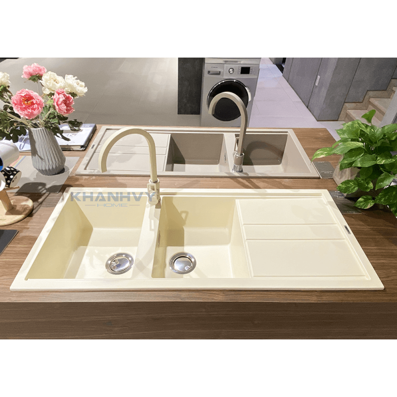 Chậu rửa chén Malloca BIANCO K-50062
