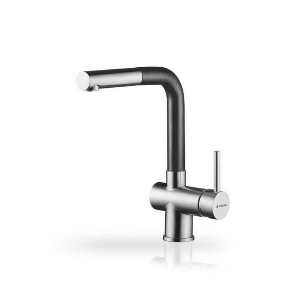 Vòi rửa chén Pyramis 090917601 Capriccio Stainless Steel Pearl Black