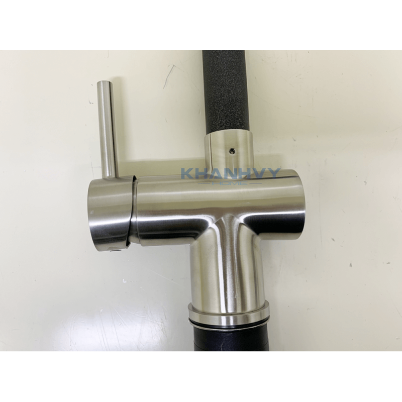 Vòi rửa chén Pyramis 090917601 Capriccio Stainless Steel Pearl Black