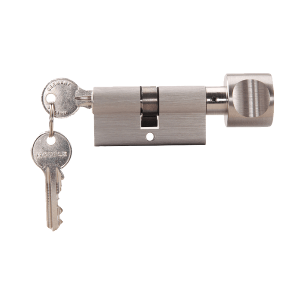 Ruột khóa 1 đầu chìa 1 đầu vặn dài 60mm Hafele 916.96.307