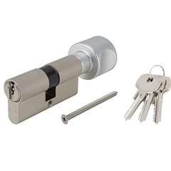 Ruột khóa 1 đầu chìa 1 đầu vặn dài 71mm Hafele 916.08.683