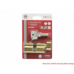 Ruột khoá 1 đầu chìa 1 đầu vặn Hafele 65mm 489.56.005