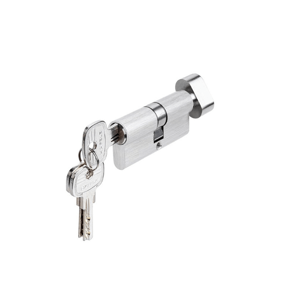 Ruột khóa 1 đầu vặn 1 đầu chìa 65mm Hafele 489.56.250