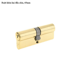 Ruột khóa 2 đầu chìa 65mm Hafele 916.96.601