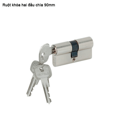 Ruột khóa 2 đầu chìa 90mm Hafele 916.96.041