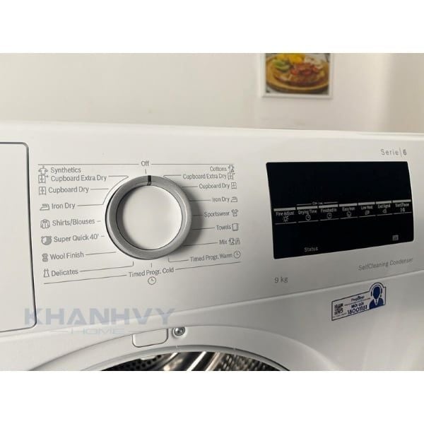 Máy sấy bơm nhiệt Bosch WTW85400SG 9kg Series 6