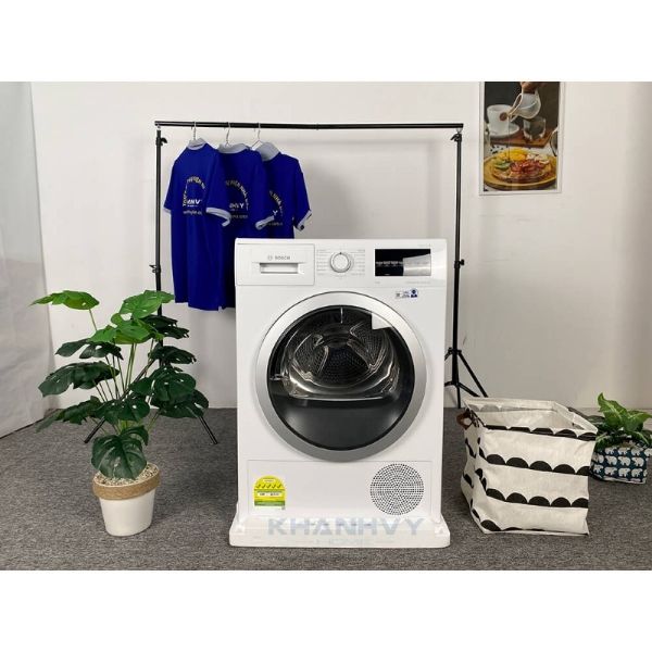 Máy sấy bơm nhiệt Bosch WTW85400SG 9kg Series 6