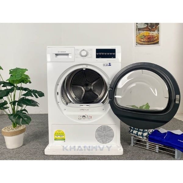 Máy sấy bơm nhiệt Bosch WTW85400SG 9kg Series 6