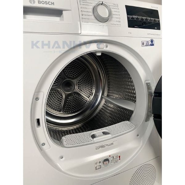 Máy sấy bơm nhiệt Bosch WTW85400SG 9kg Series 6