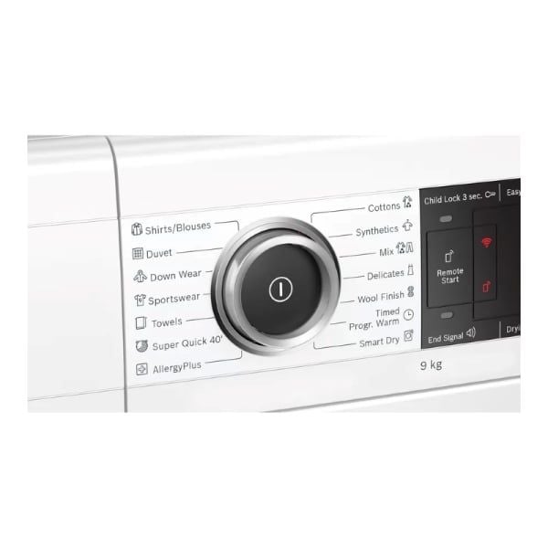 Máy sấy bơm nhiệt Bosch WTX87MH0SG 9kg Series 8