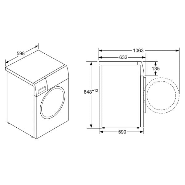 Máy giặt Bosch WAT28482SG TGB 9kg - Series 6