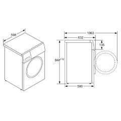 Máy giặt Bosch WAT28482SG TGB 9kg - Series 6