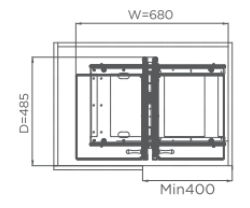 Kệ kéo 4 rổ nhôm xingfa Higold 101148