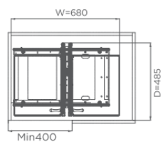 Kệ kéo 4 rổ nhôm xingfa Higold 101148
