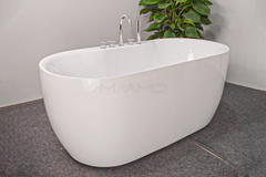 Bồn tắm thỏi vàng Maamo MA-2423SV thành mỏng gắn sen vòi