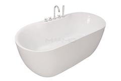 Bồn tắm Maamo MA-2418 ovan gắn sen vòi
