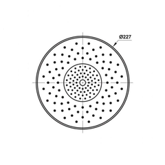 Sen đầu gắn trần New Mysterious 227R Hafele 485.60.703