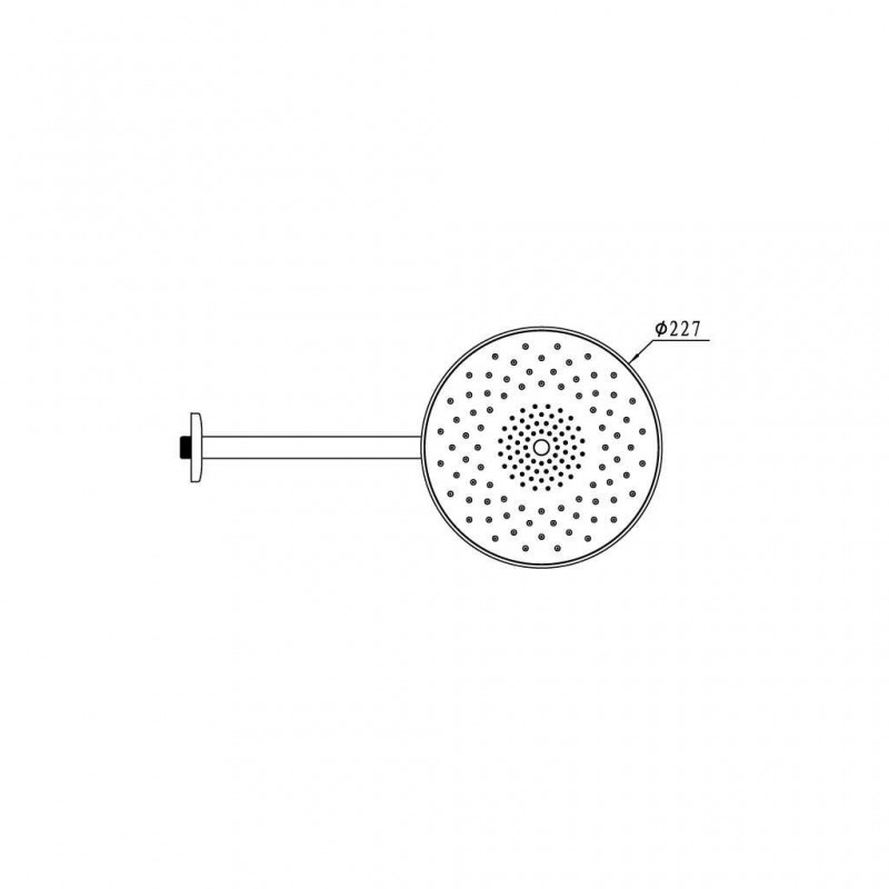 Sen đầu gắn tường AIRSENSE Hafele 485.60.618
