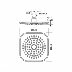 Sen đầu InnoSquare Hafele 485.60.309