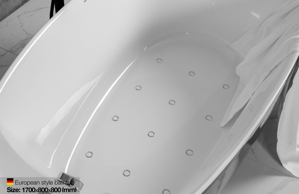 Bồn Tắm Massage Acrylic Mowoen MW8213-170WB.MS