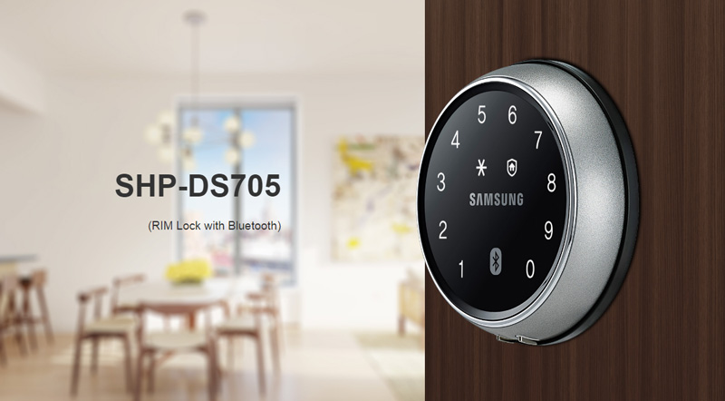 Khóa điện tử Samsung SHP-DS705MK/EN sang trọng