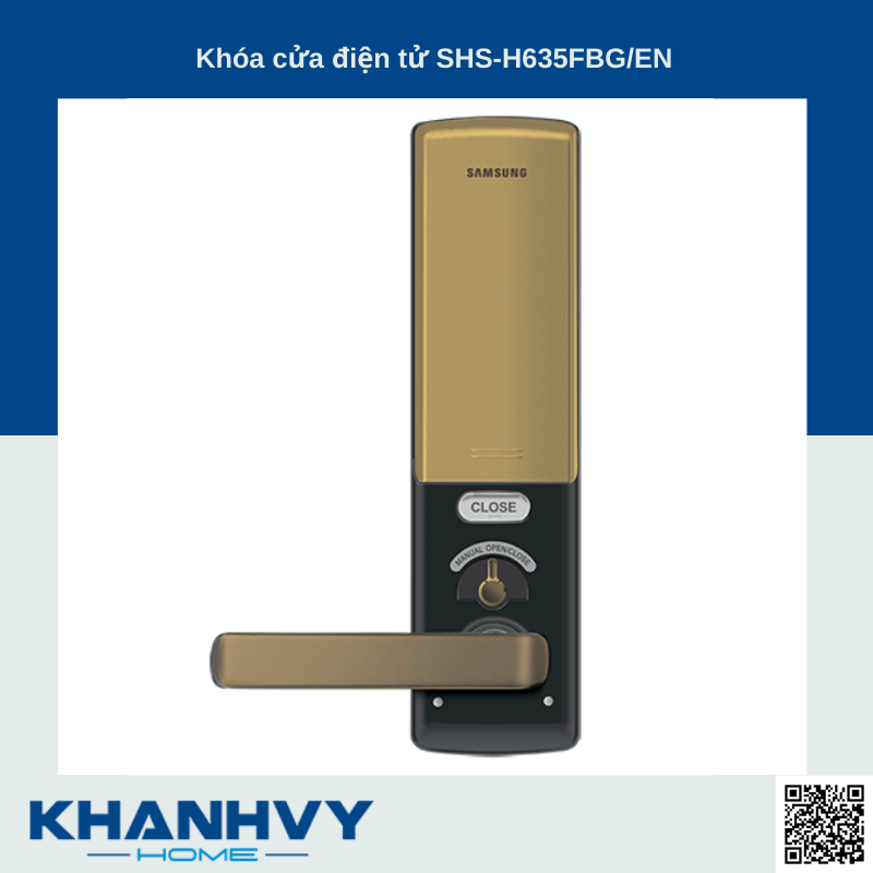 Khóa điện tử Samsung SHS-H635FBG/EN