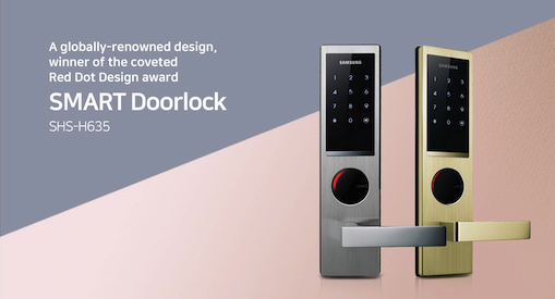 Khóa điện tử Samsung SHS-H635FBG/EN sang trọng