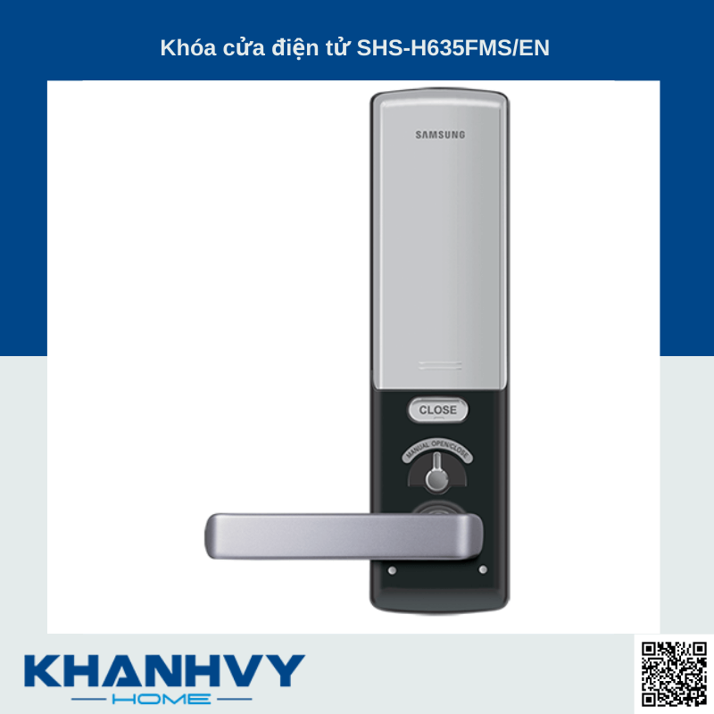 Khóa điện tử Samsung SHS-H635FMS/EN
