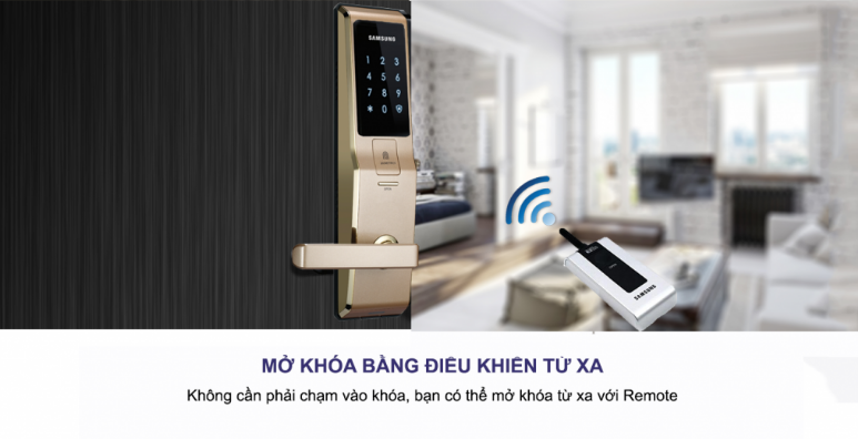 Khóa điện tử Samsung SHS-H705FMG/EN sang trọng
