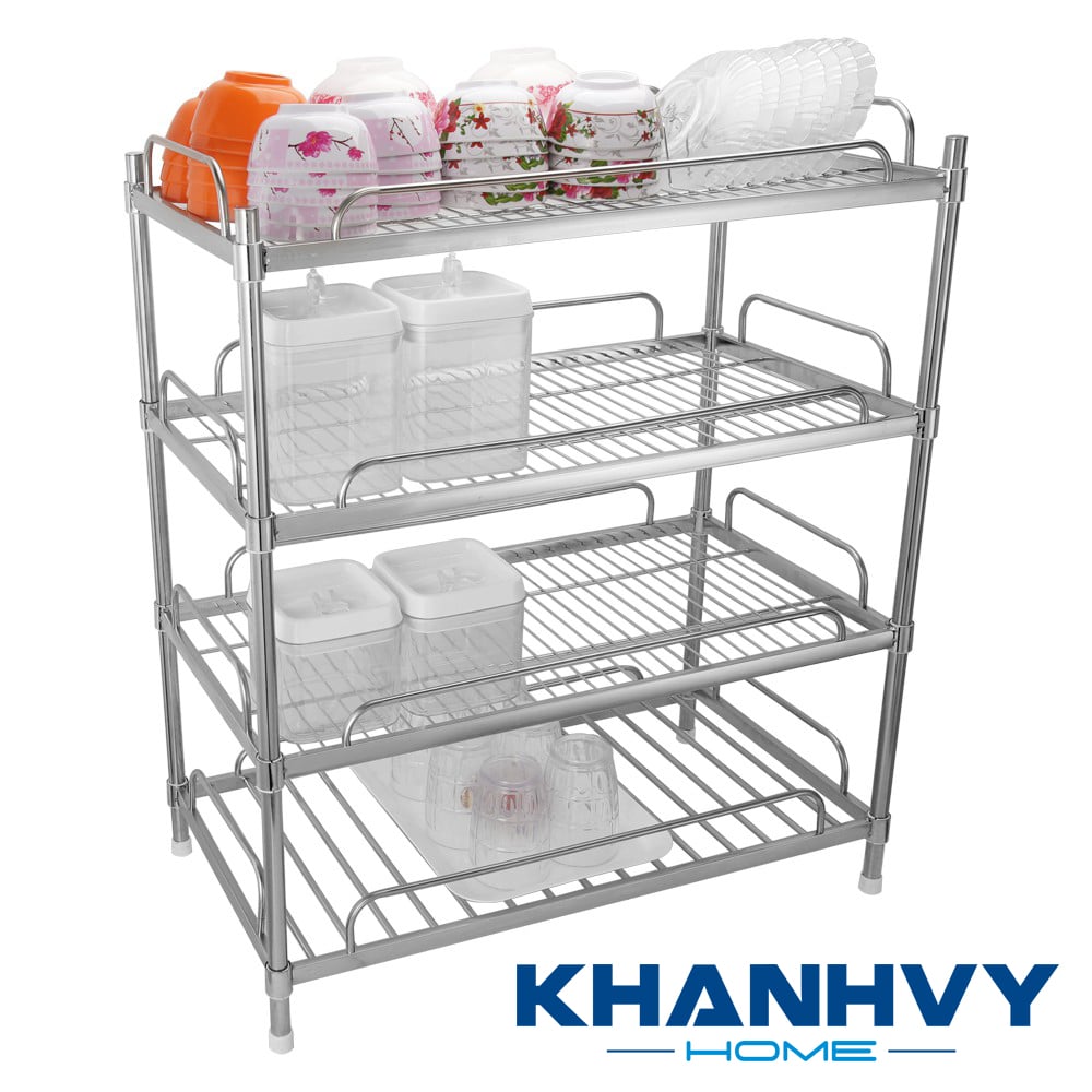Giá để bát inox 4 tầng